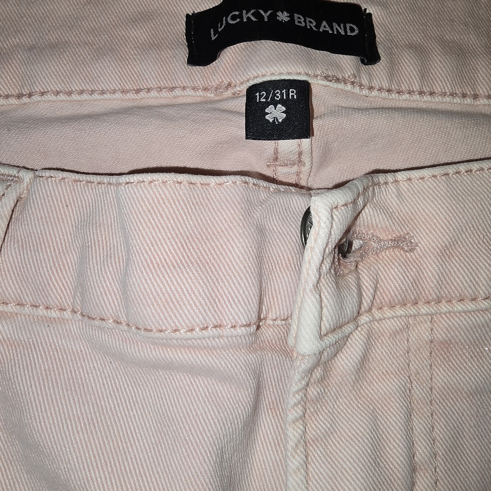 Lucky Brand Pink Flare & Wide Leg Jeans NWOT - Picture 3 of 7